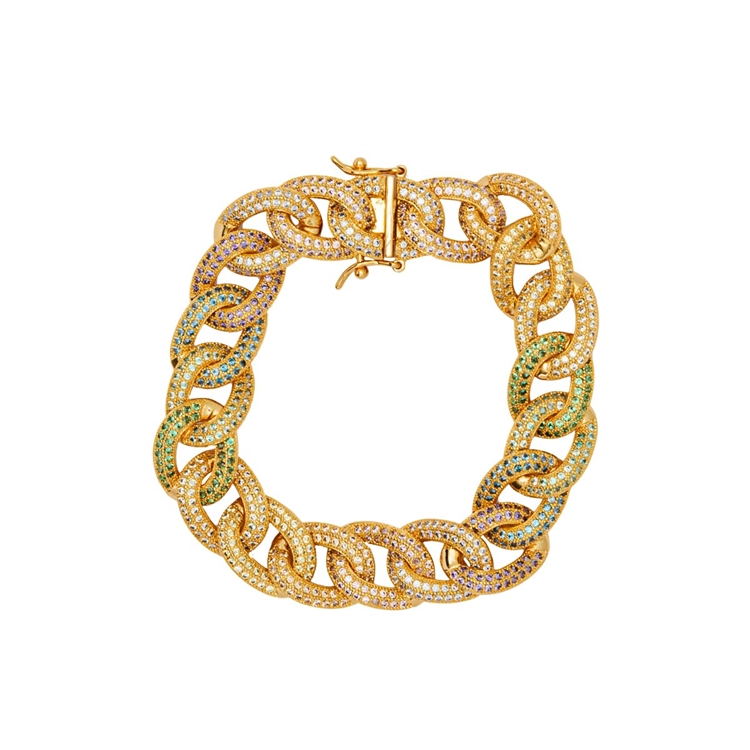 Pulseira Corrente Chain Rainbow