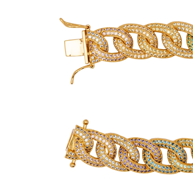 Pulseira Corrente Chain Rainbow
