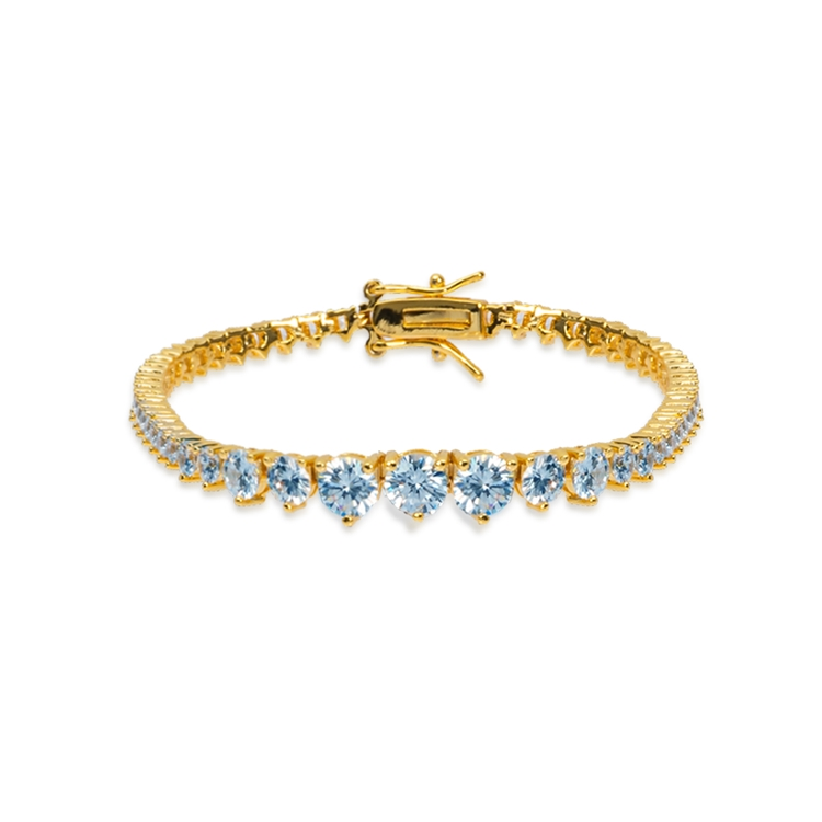 Pulseira Riviera Nina Acquamarine