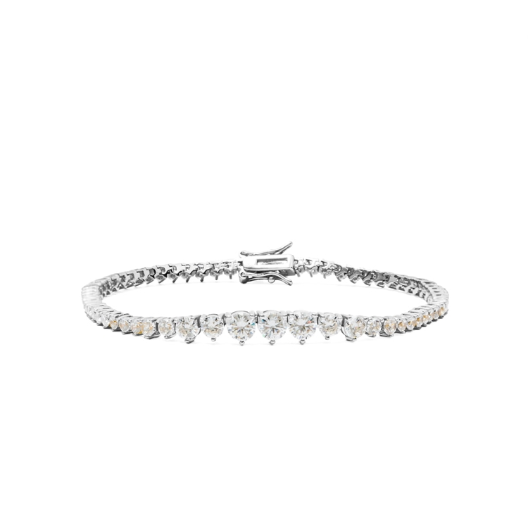Pulseira Riviera Nina Cravejada de Zircônias Cristal