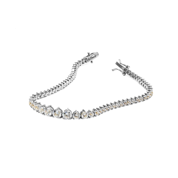 Pulseira Riviera Nina Cravejada de Zircônias Cristal