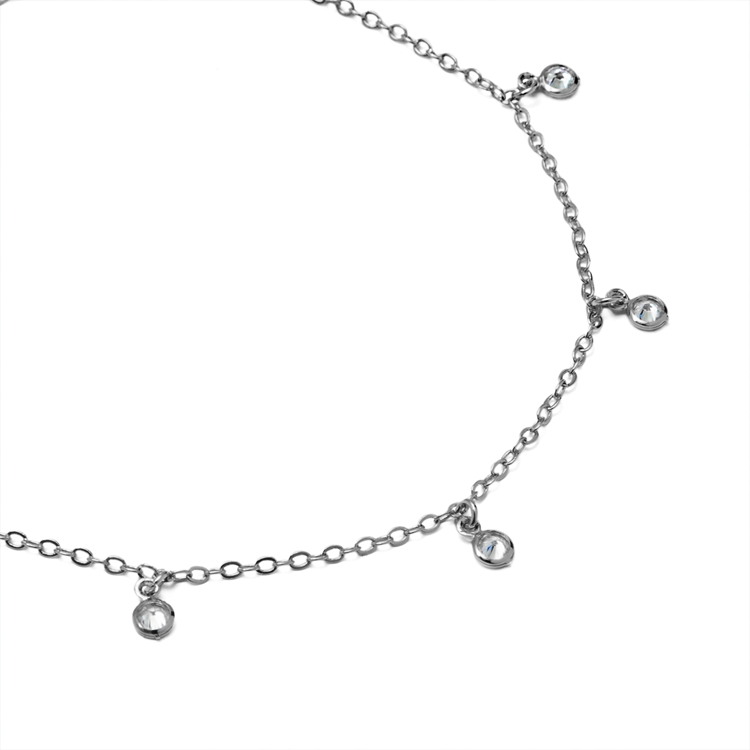 Tornozeleira Dani Gotas de Zircônia