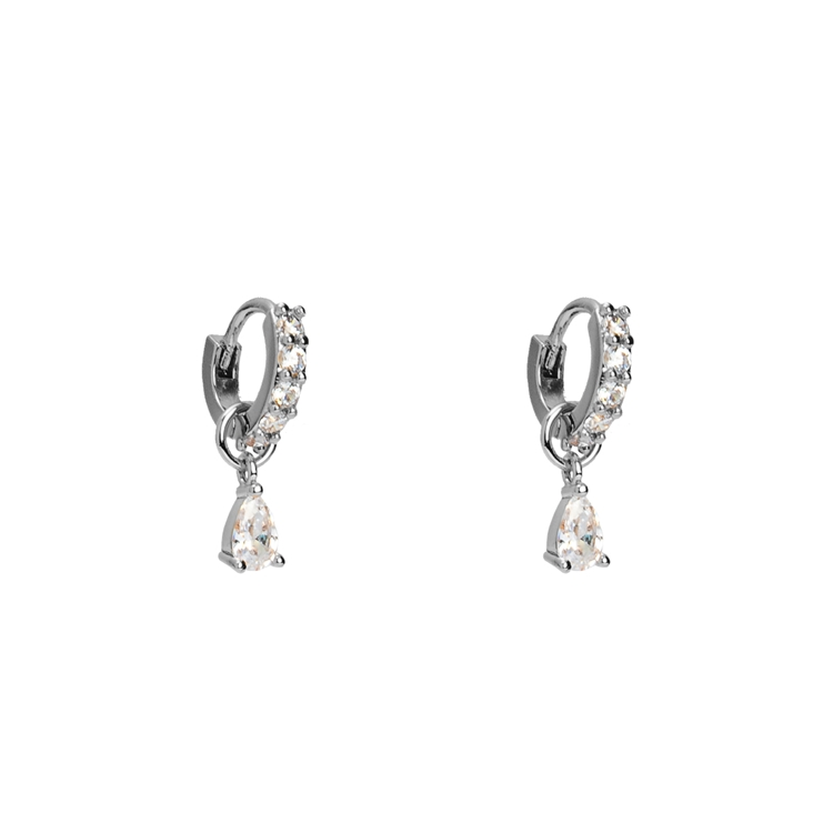 Brinco Piercing Gota Cristal