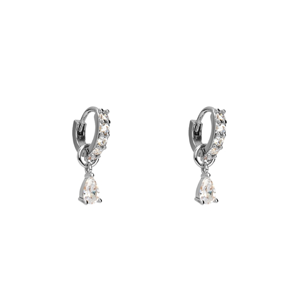 Brinco Piercing Gota Cristal