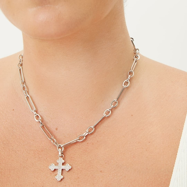 Be Charm Cruz Cravejado Pingente Misha e NV