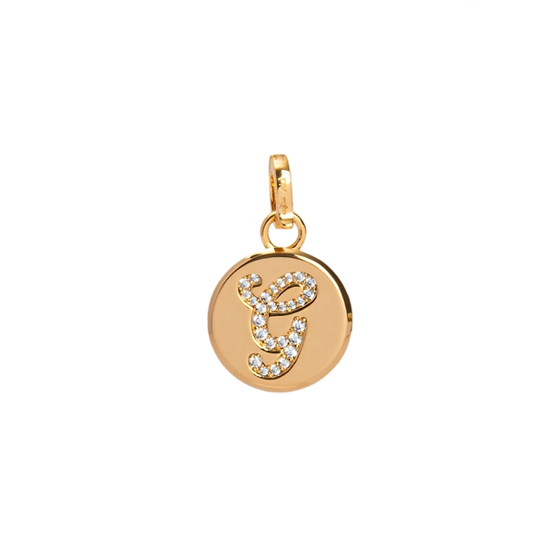 Be Charm Letras Cravejado Pingente Collab Misha e NV