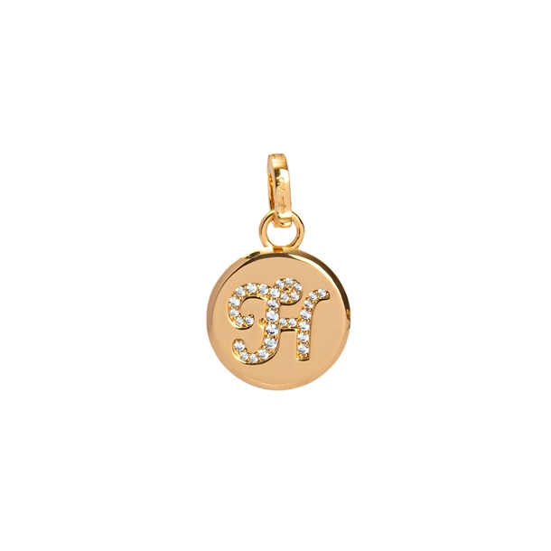 Be Charm Letras Cravejado Pingente Collab Misha e NV