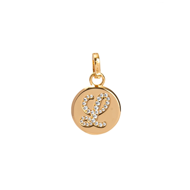 Be Charm Letras Cravejado Pingente Collab Misha e NV