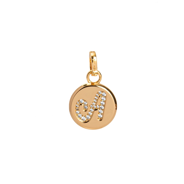 Be Charm Letras Cravejado Pingente Collab Misha e NV