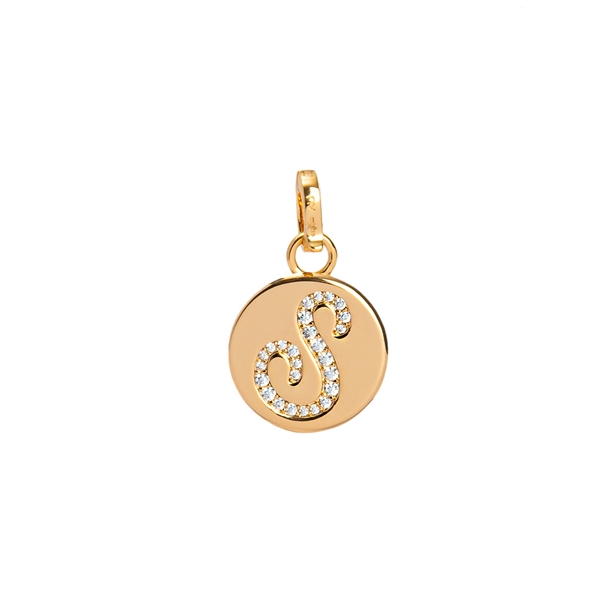 Be Charm Letras Cravejado Pingente Collab Misha e NV