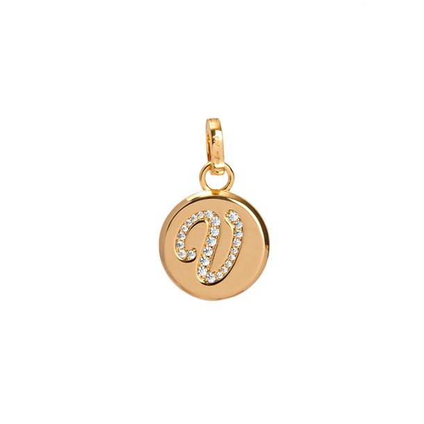 Be Charm Letras Cravejado Pingente Collab Misha e NV