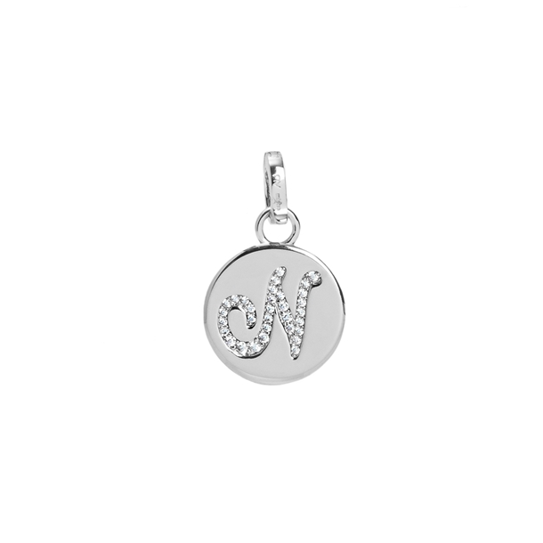Be Charm Letras Cravejadas Pingente Collab Misha e NV