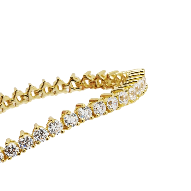 Pulseira Riviera Tiana Cravejada de Zircônias Cristal