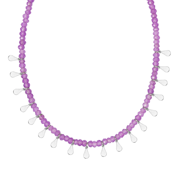 Colar Choker  Cristal Lavanda