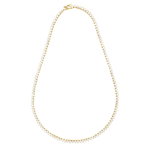 Colar Riviera Tiana Cravejada com Zircônias Cristal 42cm