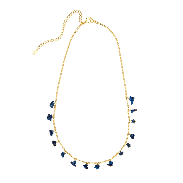Colar Pedras Gipsy Lápis Lazuli