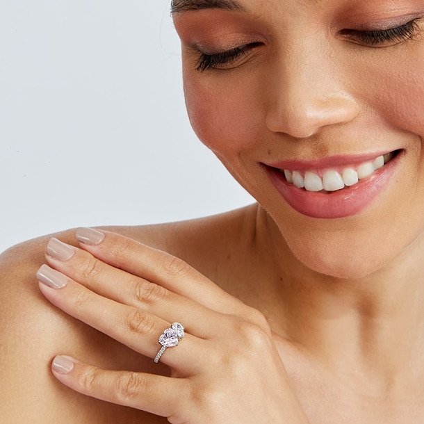 Anel Coração e Gota