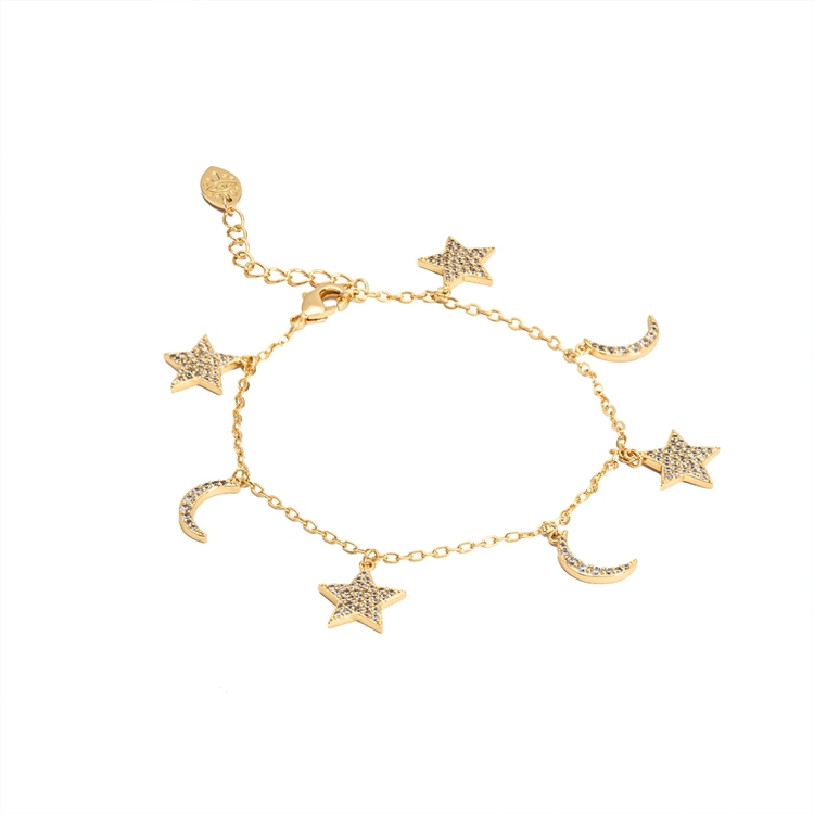 Pulseira Estrelas e Lua