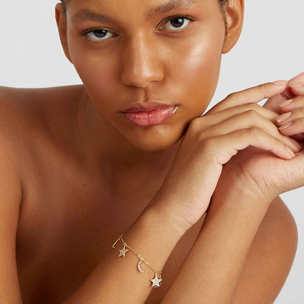 Pulseira Estrelas e Lua