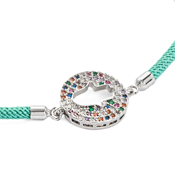 Pulseira Energy Mão de Fátima Rainbow