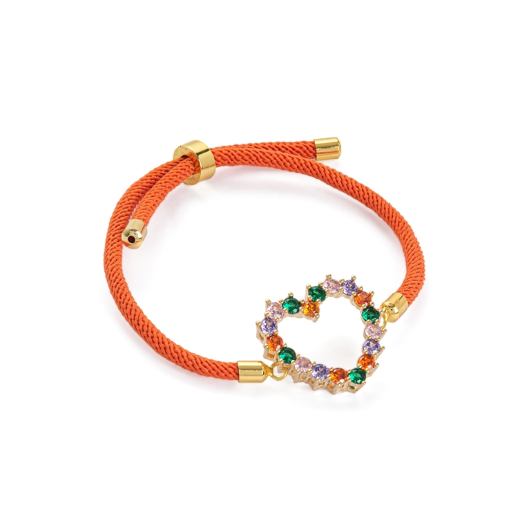Pulseira Energy Coração Rainbow