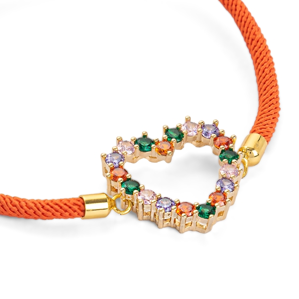 Pulseira Energy Coração Rainbow