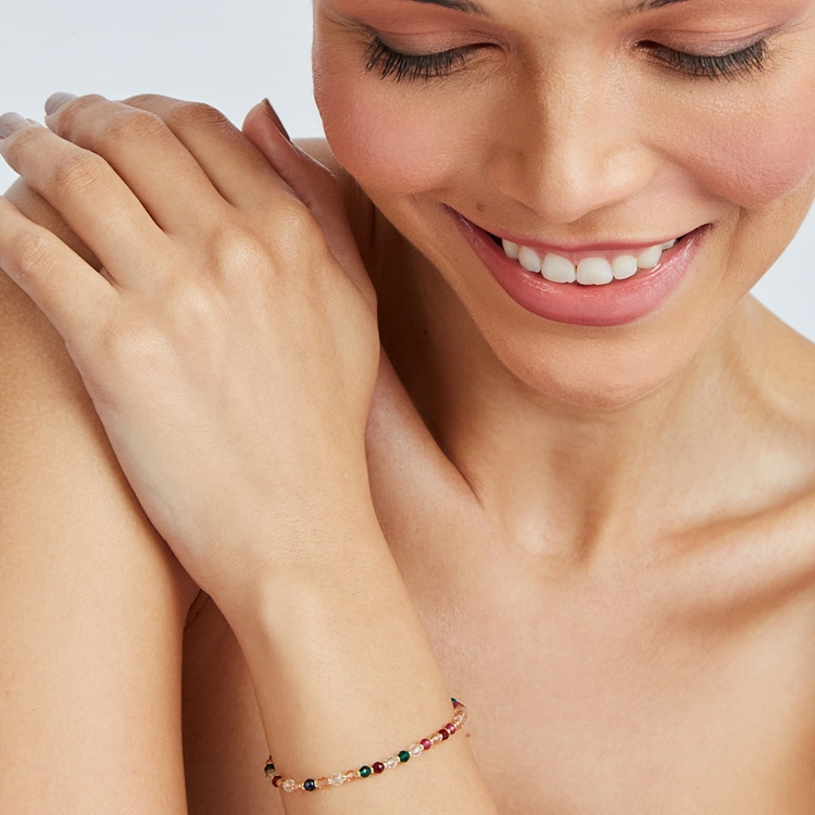 Pulseira Zircônia com Pingente