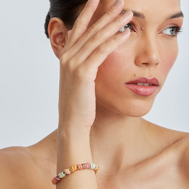 Pulseira Candy e Hematitas