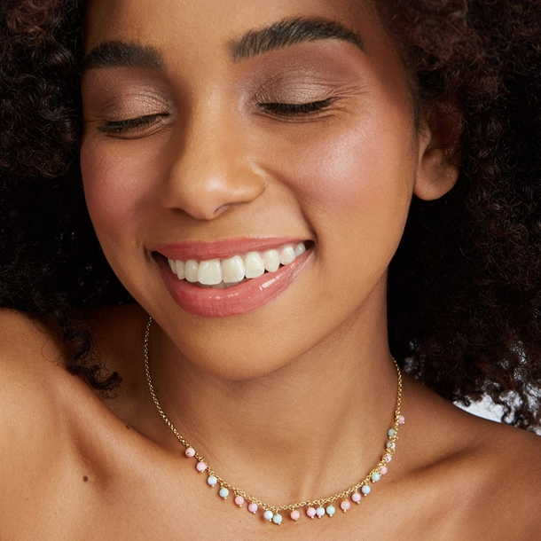 Colar Bolinhas de Madre Pérola Candy