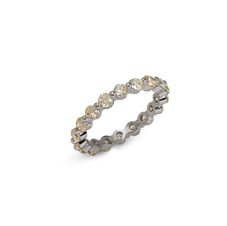 Anel Laura Zircônias Citrino