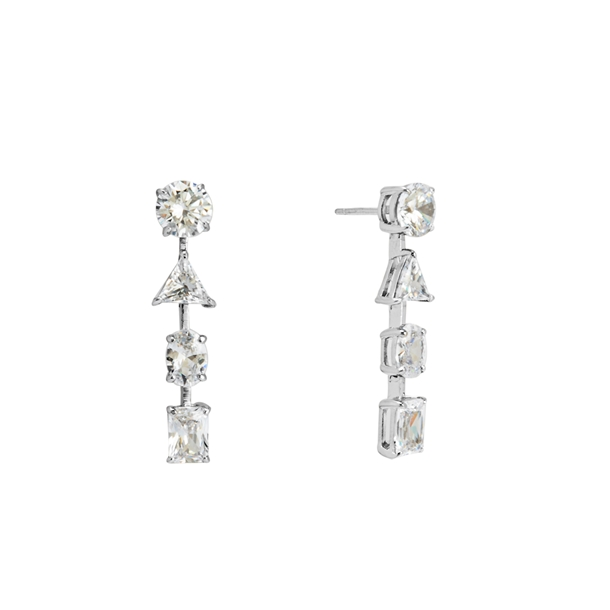 Brinco Classics Formas Zircônias