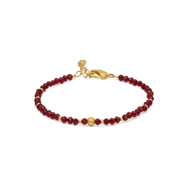 Pulseira Zircônia com Pingente Bolinha