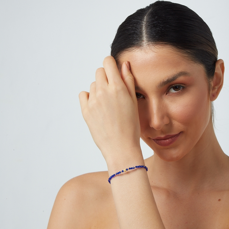 Pulseira Zircônia com Pingente Bolinha