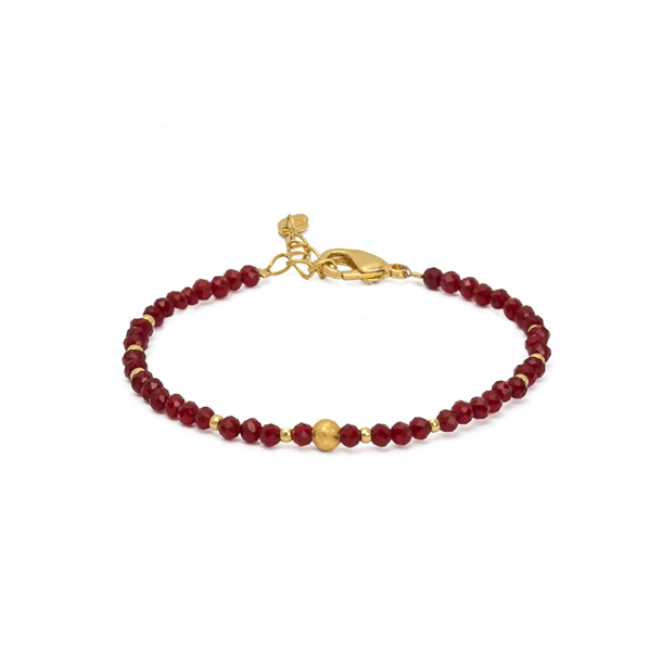 Pulseira Zircônia com Pingente Bolinha