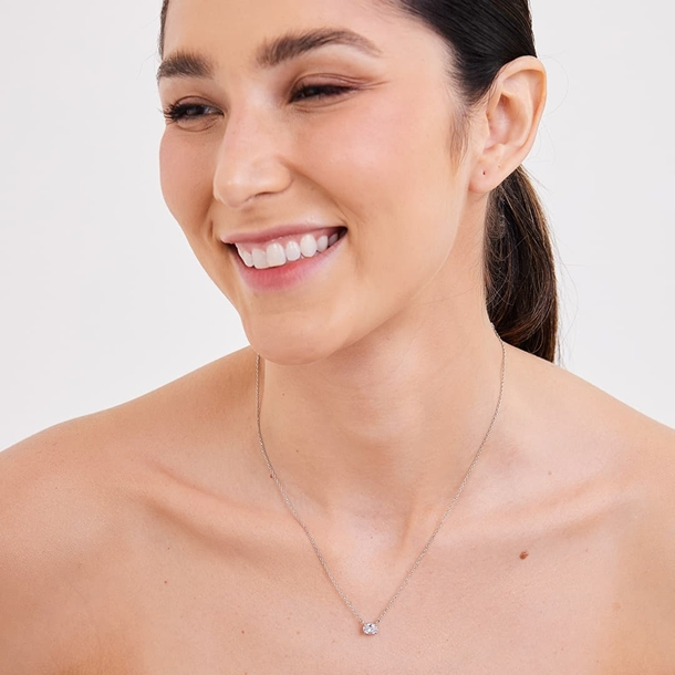 Colar Classic Zircônia Oval