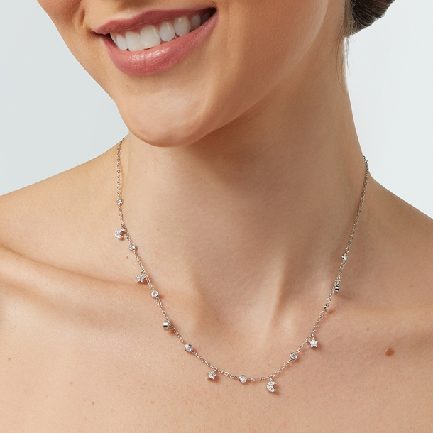 Colar Estrelinhas e Zircônias