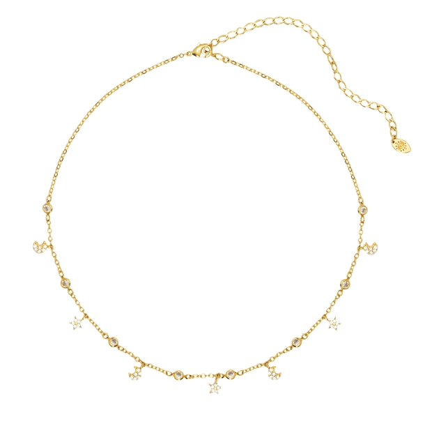 Colar Estrelinhas e Zircônias