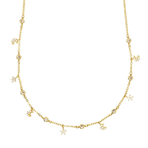 Colar Estrelinhas e Zircônias