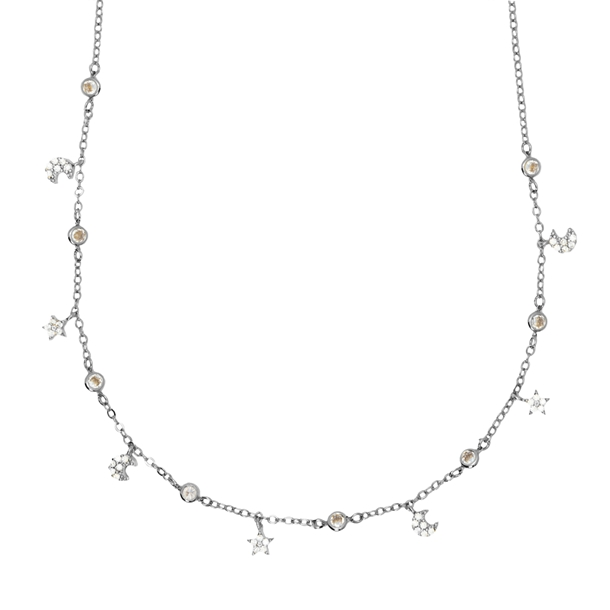 Colar Estrelinhas e Zircônias