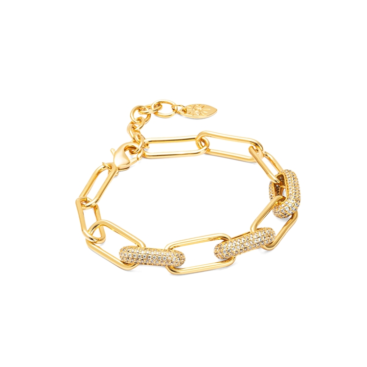 Pulseira Corrente Cravejada