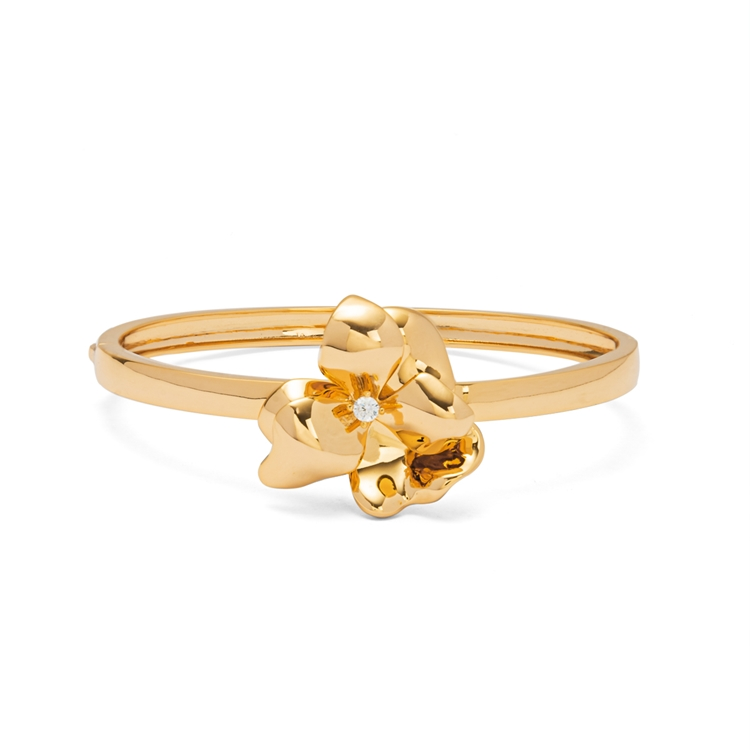 Pulseira Flor Cravejados com Zircônias