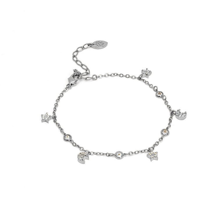 Pulseira Estrelinhas e Zircônia