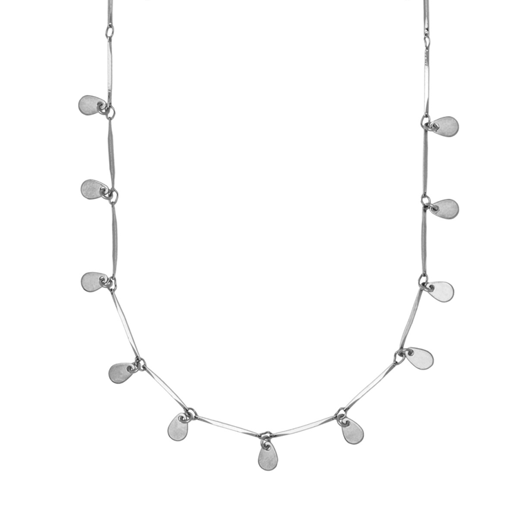 Colar Tubo Elos Gotinhas