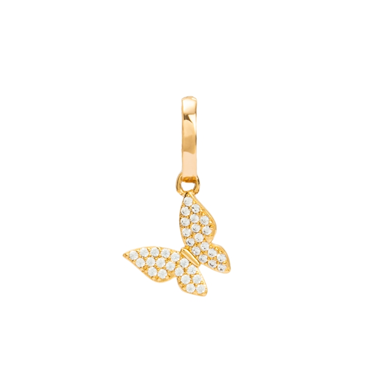 Pingente Borboleta Cravejada