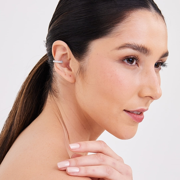 Brinco Piercing Cravejado