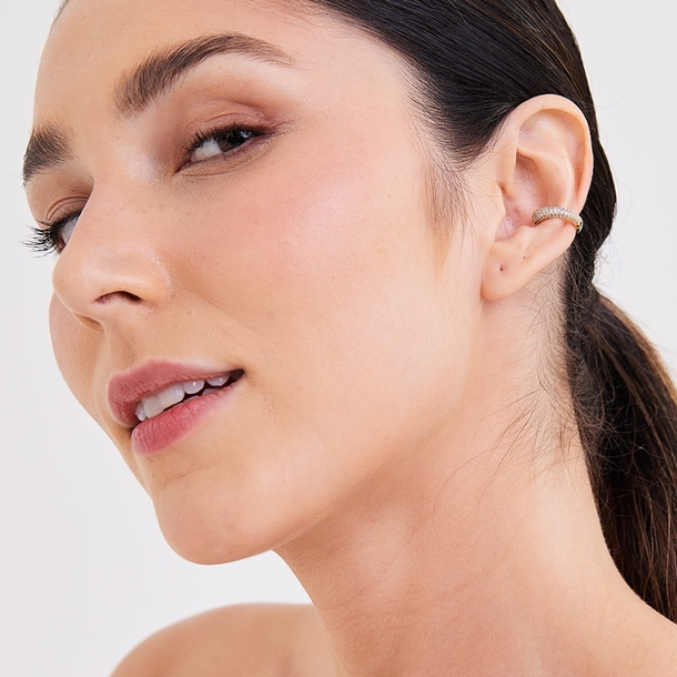 Brinco Piercing Cravejado