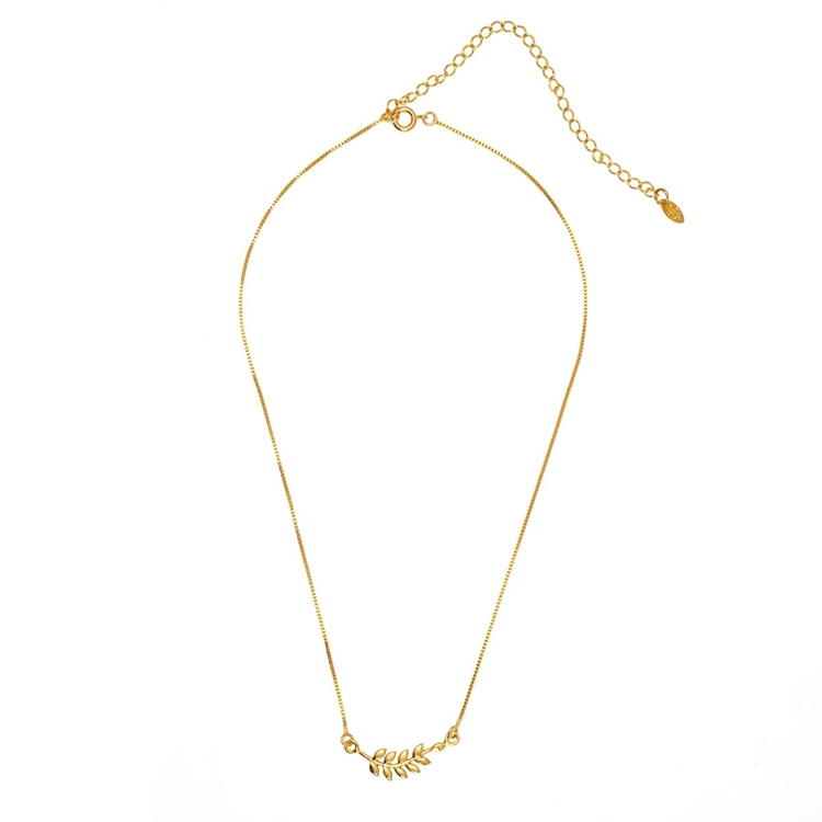 Colar Mini Folhas