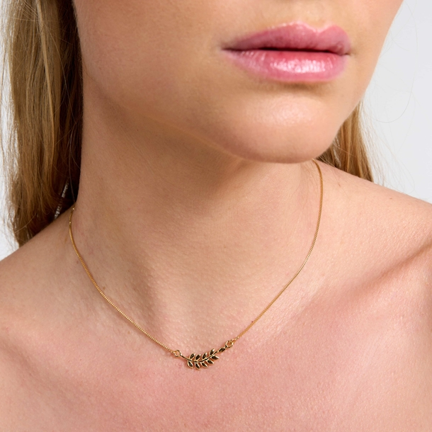 Colar Mini Folhas