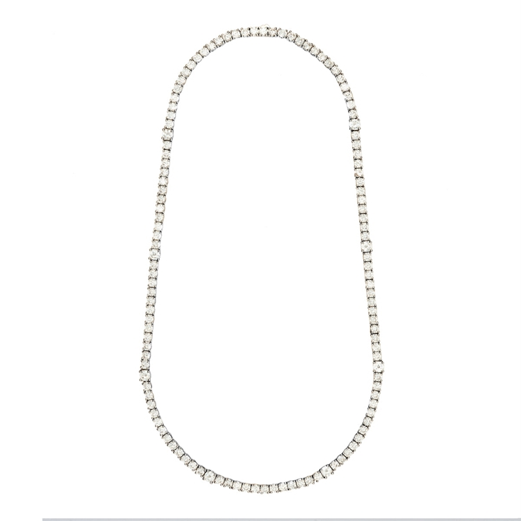 Colar Riviera Alice Cravejada de Zircônia Cristal 42cm