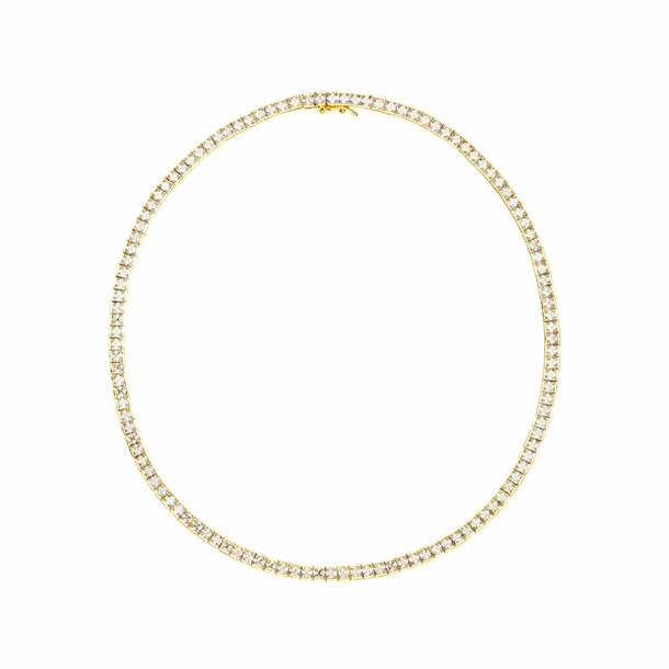 Colar Riviera Kate Cravejada de Zircônias Cristal 38cm